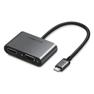 ADAPTADOR MULTIPUERTO USB-C a VGA/HDMI