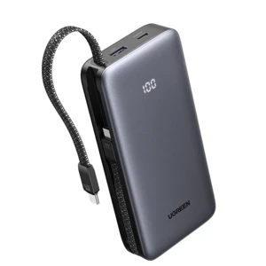 POWER BANK 20000mAh 30W 2 USB-C CABLES