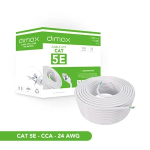 CABLE UTP CAT5E CCA INT* 100 METROS*