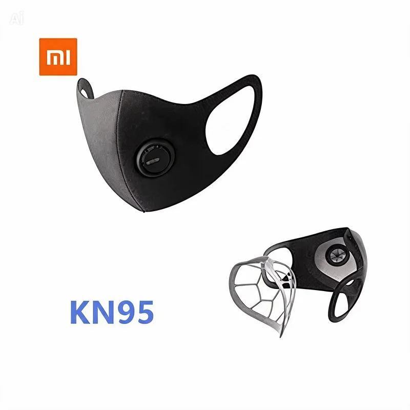 Máscara Xiaomi KN95 con valvula talla M