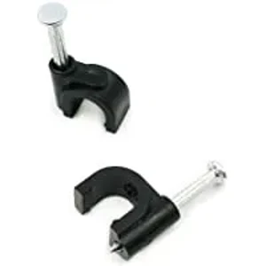 CLIP PARA SUJECION DE CABLE NEGRO