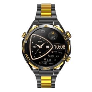 SMARTWATCH ELEGANTE METALICO NEGRO