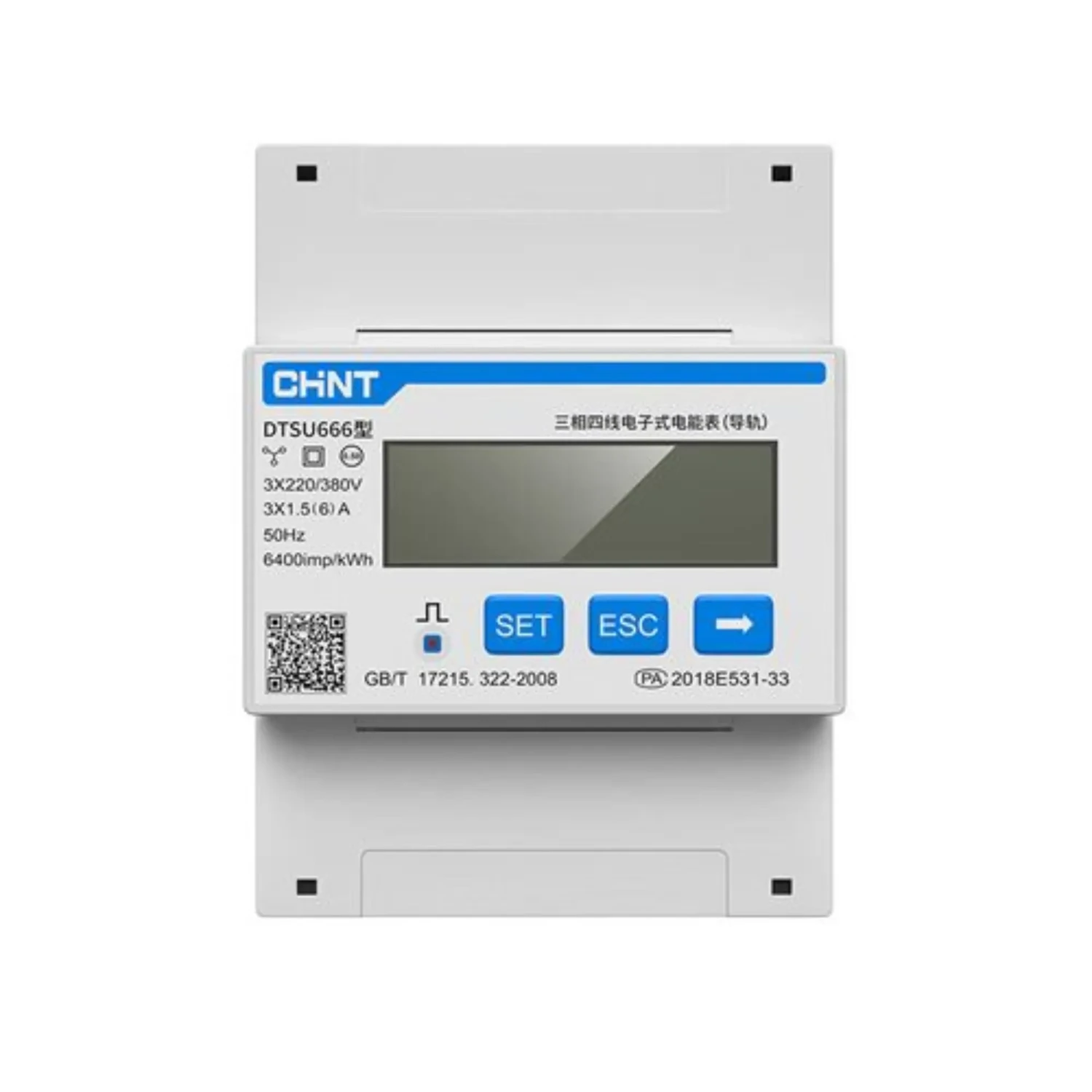 Medidor trifasico inteligente 380 V 50 H